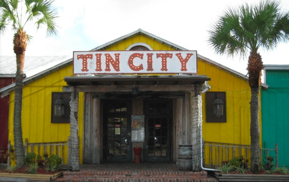 Tin City Entrance